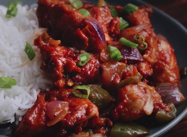 Simple Hakka Style Chili Chicken Rice哈卡鸡饭